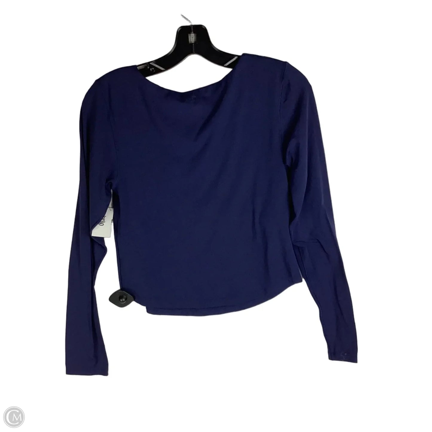 Top Long Sleeve By Aerie In Navy, Size: L