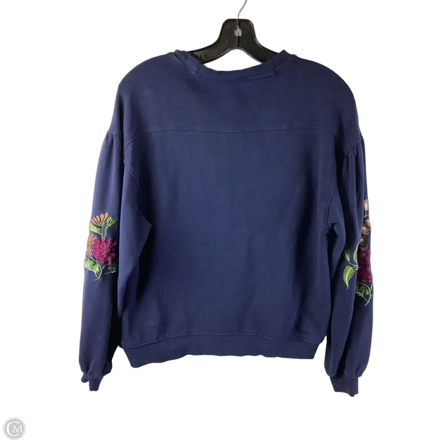 Sweatshirt Crewneck By Anthropologie In Navy, Size: Xs