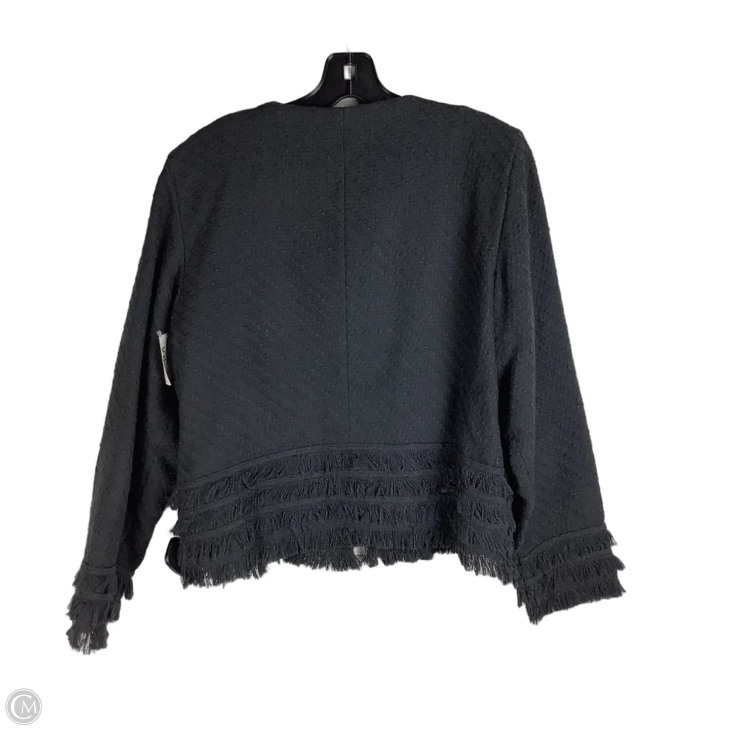 Jacket Designer By Spartina In Grey, Size: L