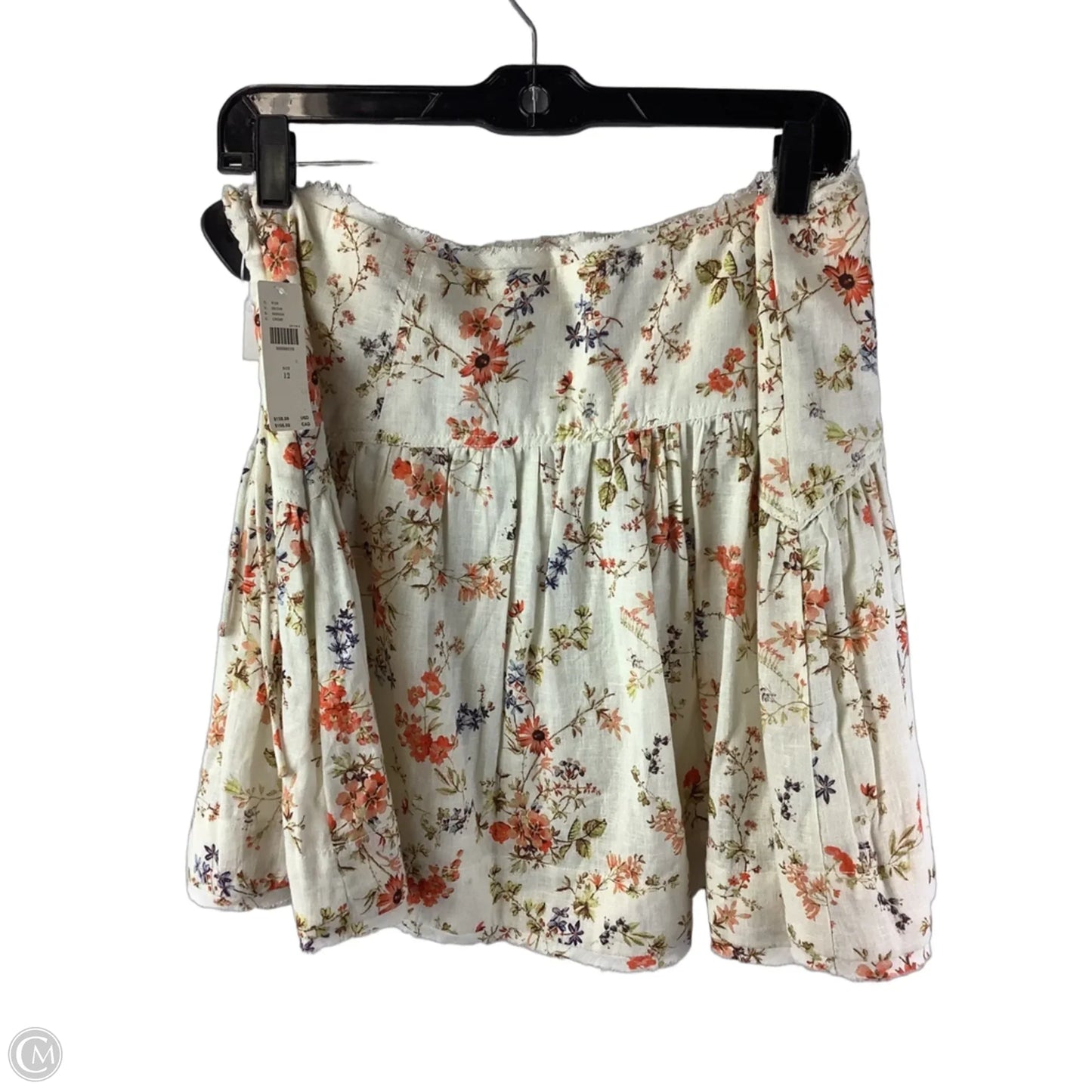 Skirt Mini & Short By Anthropologie In Cream, Size: 12