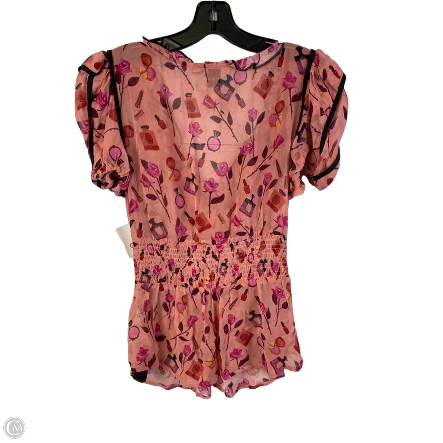 Top Short Sleeve By Maeve In Pink, Size: M