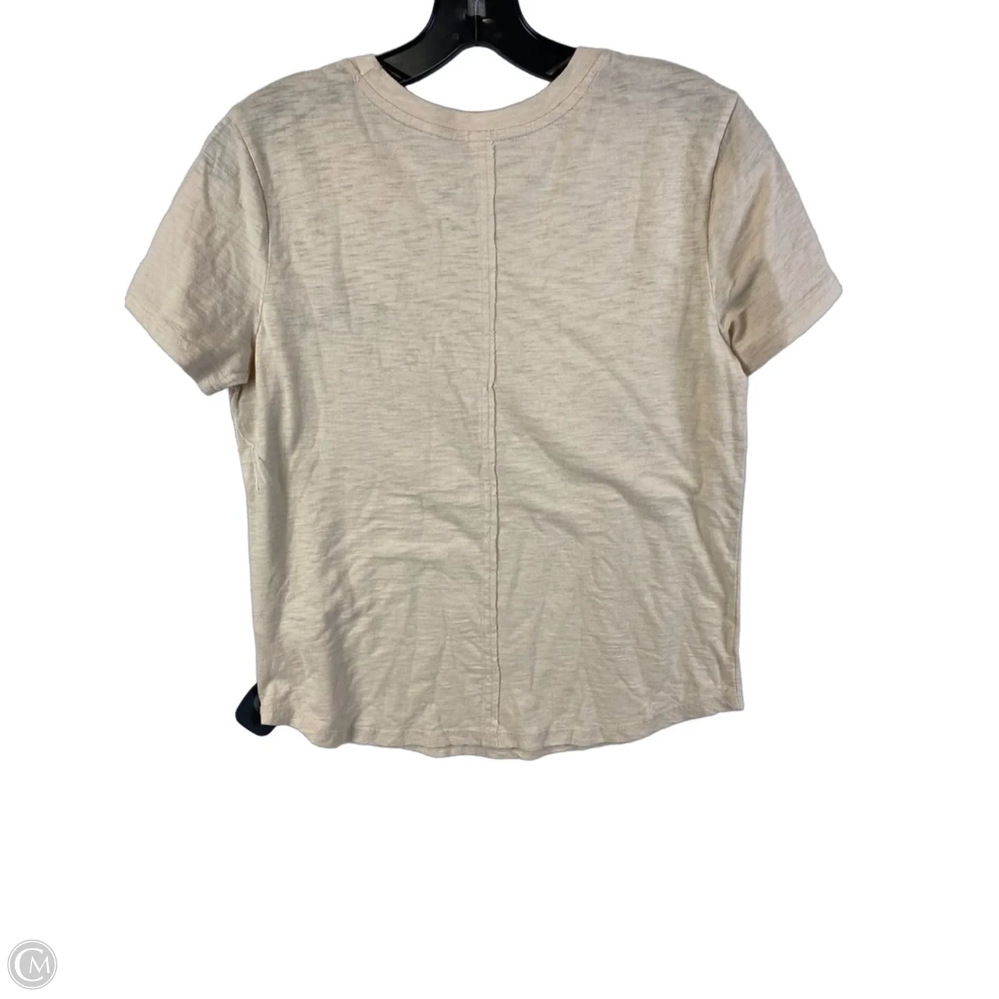 Top Short Sleeve By Pilcro In Tan, Size: S