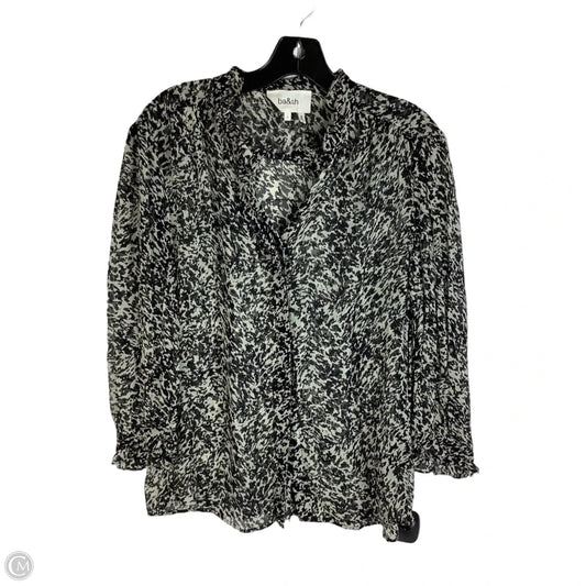 Top Long Sleeve Designer By Ba&sh In Black, Size: S