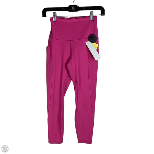 Athletic Leggings By Lululemon In Pink, Size: 4