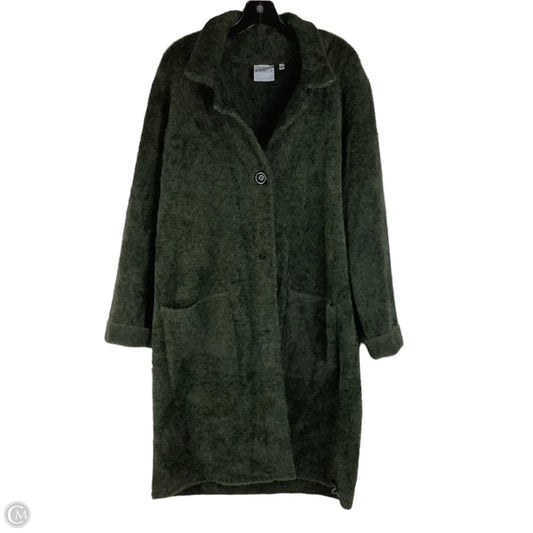 Coat Faux Fur & Sherpa By Cyrus In Green, Size: Xl