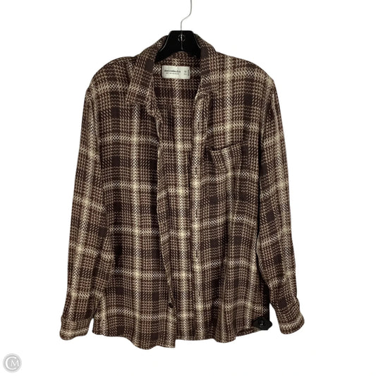 Cardigan By Abercrombie And Fitch In Brown, Size: Xs Tall