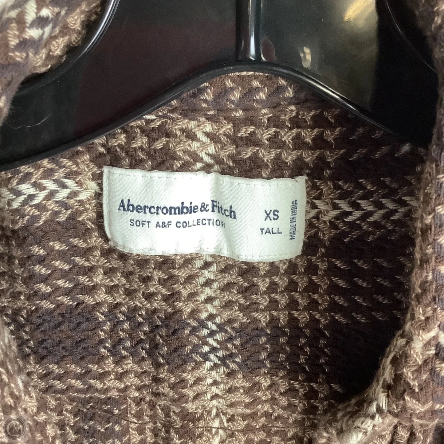 Cardigan By Abercrombie And Fitch In Brown, Size: Xs Tall