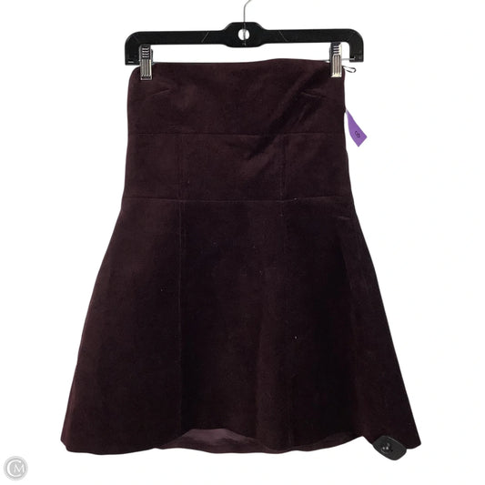 Dress Party Short By Zara In Maroon, Size: S