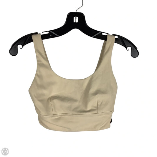 Athletic Bra By Lululemon In Cream, Size: 4