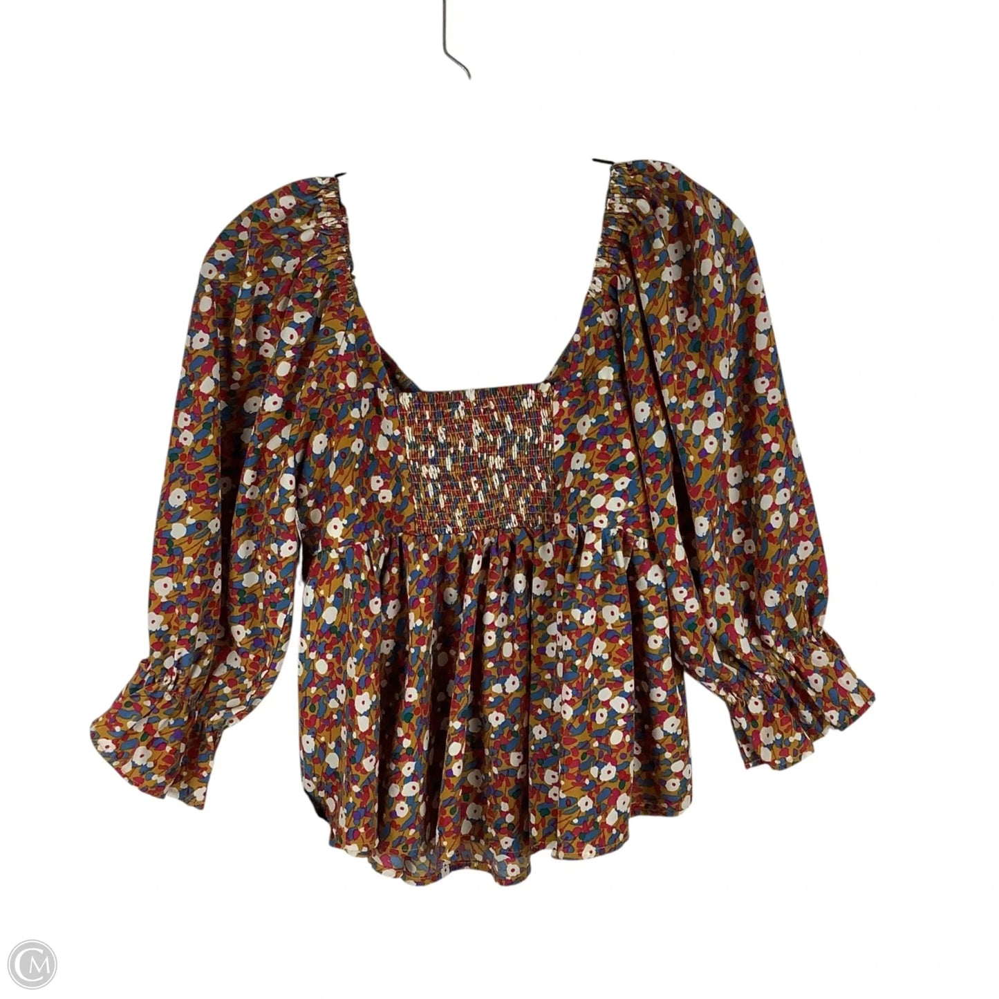 Top Long Sleeve By Entro In Multi-colored, Size: S
