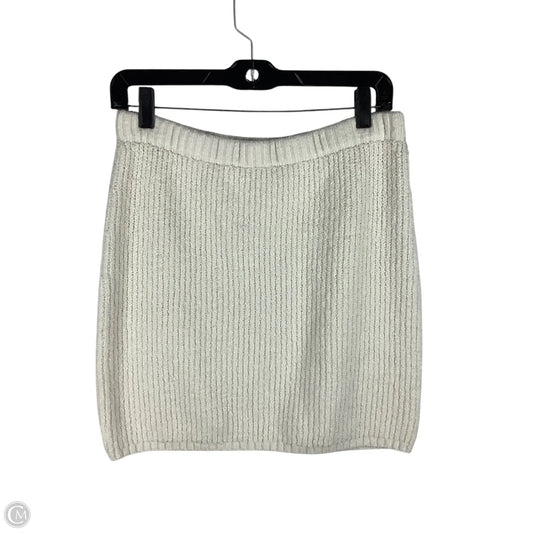 Skirt Midi By Universal Thread In Cream, Size: M