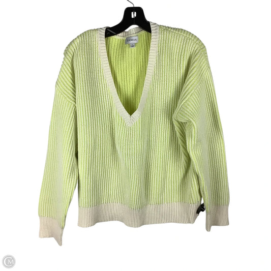 Sweater By Evereve In Green, Size: L