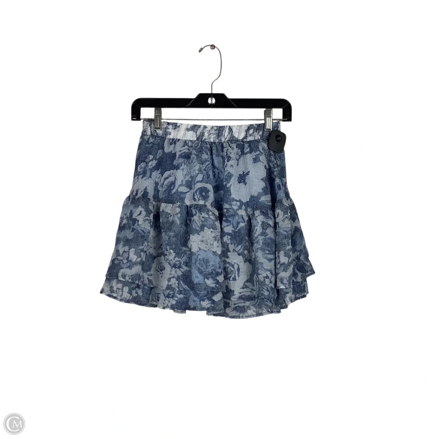 Skirt Mini & Short By Gilli In Blue, Size: S