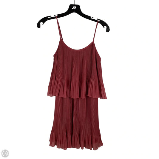 Dress Casual Short By Lc Lauren Conrad In Red, Size: Xs