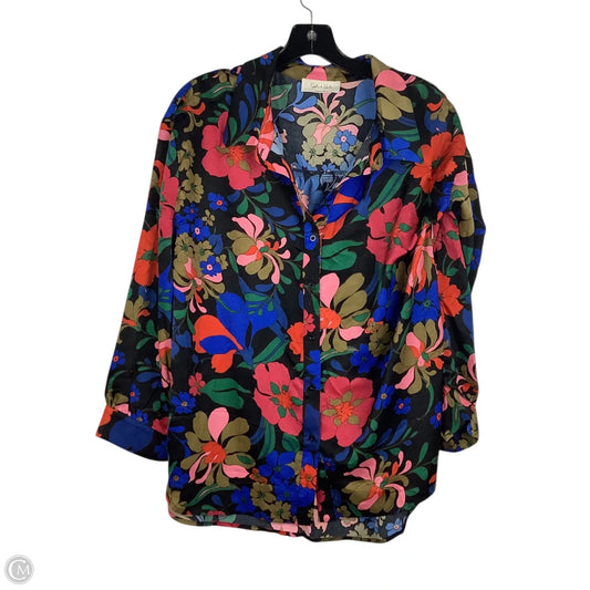 Top Long Sleeve By Clothes Mentor In Floral Print, Size: S