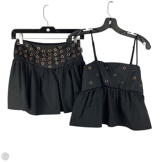 Skirt Set 2pc By Clothes Mentor In Black, Size: S