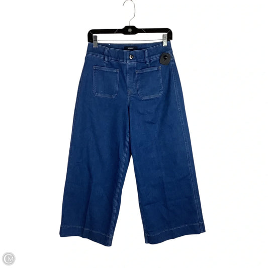 Jeans Wide Leg By Spanx In Blue Denim, Size: M