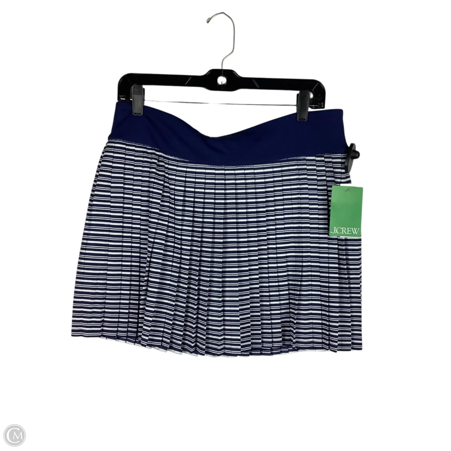Athletic Skort By J. Crew In Striped Pattern, Size: L