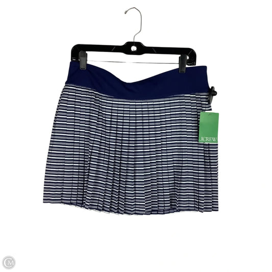 Athletic Skort By J. Crew In Striped Pattern, Size: L