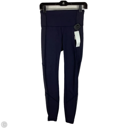 Athletic Leggings By Lululemon In Navy, Size: 6