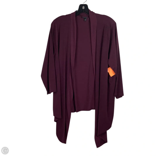 Cardigan By Torrid In Maroon, Size: 2x