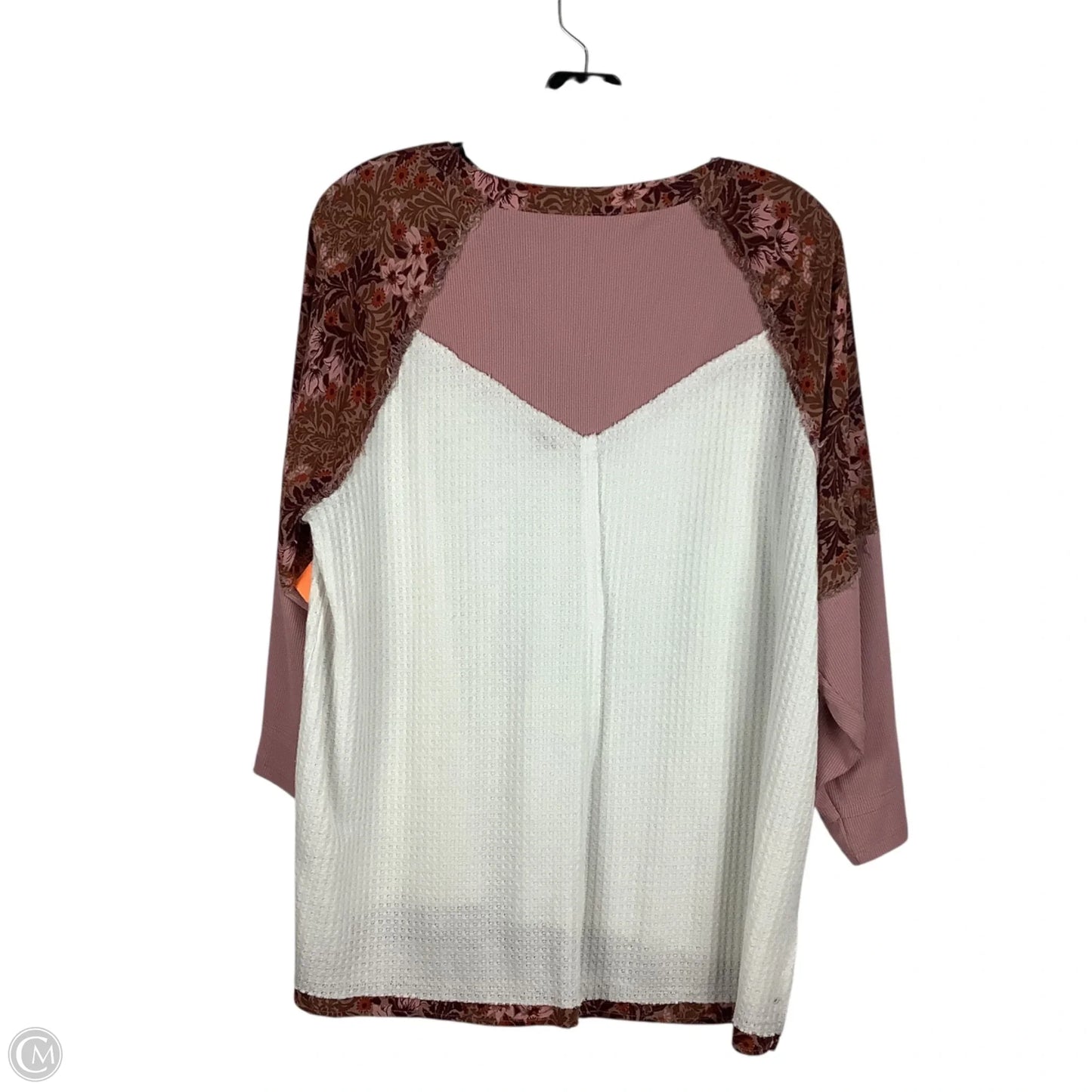 Top Long Sleeve By Cato In Floral Print, Size: L