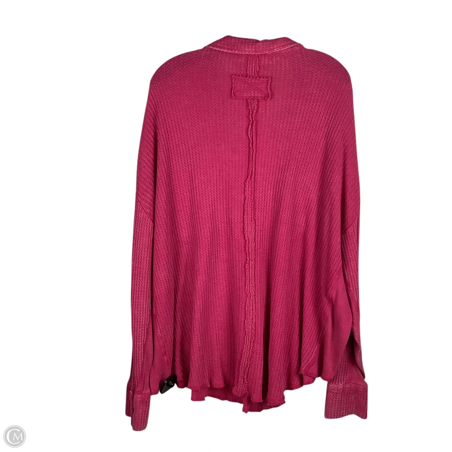 Top Long Sleeve By Zenana Outfitters In Pink, Size: L