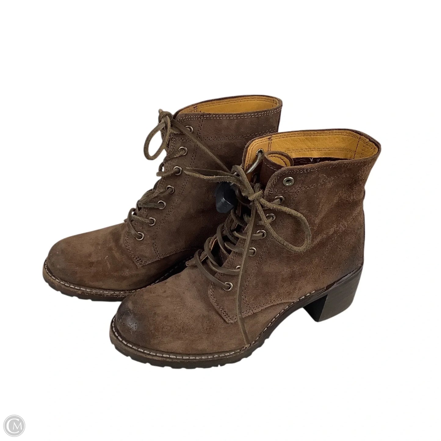 Boots Designer By Frye In Brown, Size: 6.5