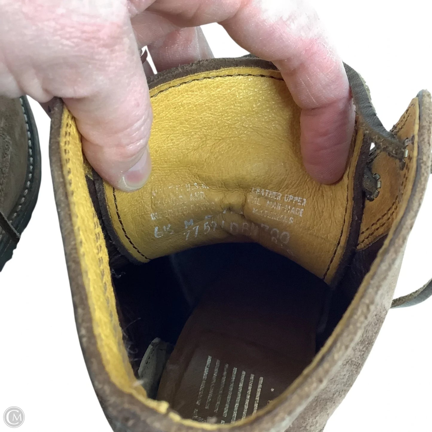 Boots Designer By Frye In Brown, Size: 6.5