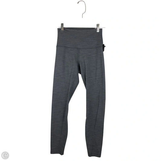 Athletic Leggings By Lululemon In Grey, Size: S