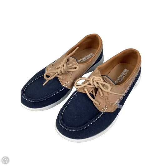 Shoes Flats By Skechers In Navy, Size: 7.5