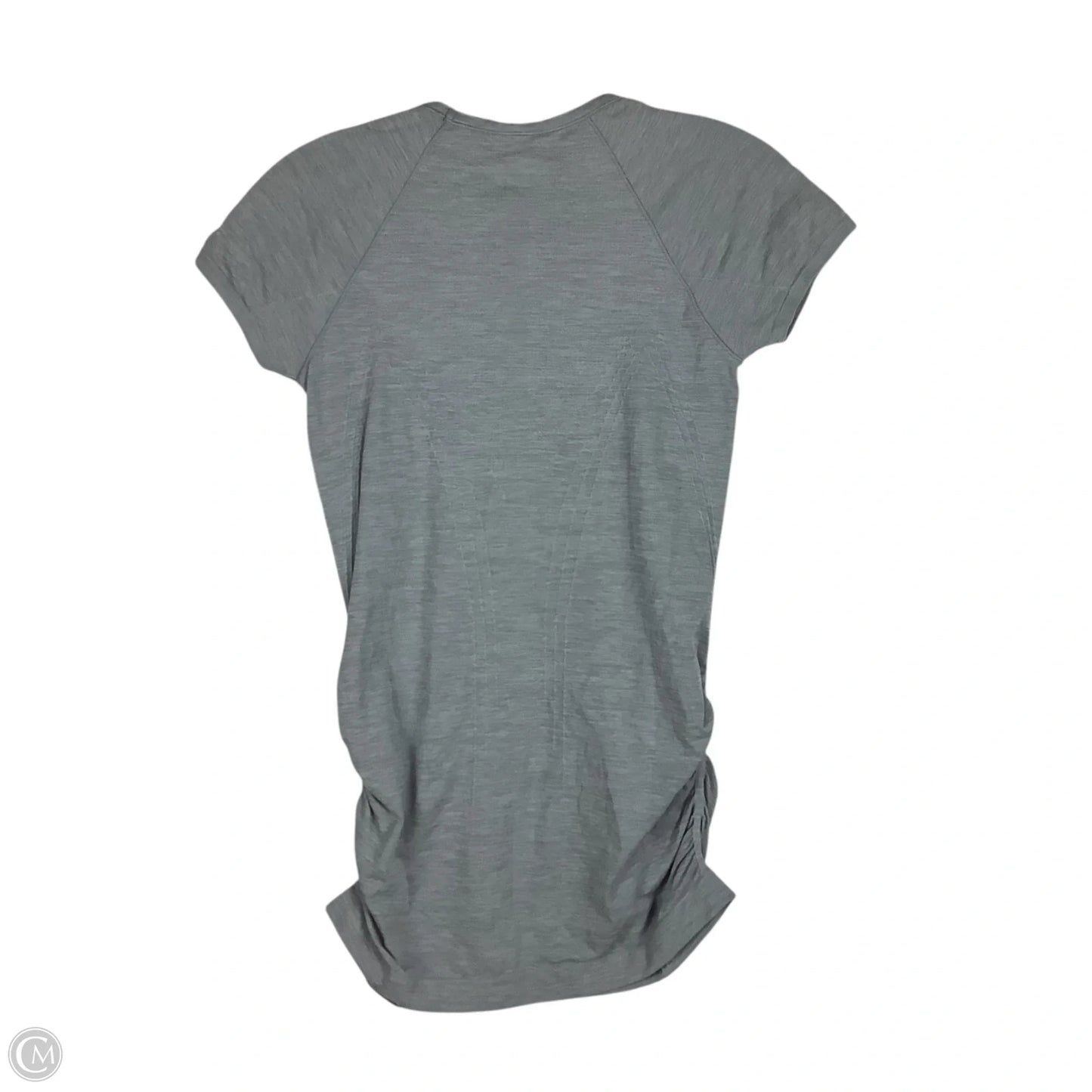 Athletic Top Short Sleeve By Athleta In Grey, Size: Xs