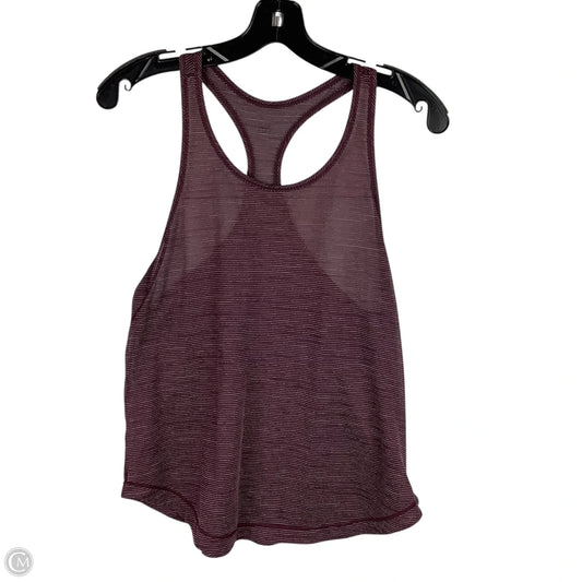 Athletic Tank Top By Lululemon In Purple, Size: L