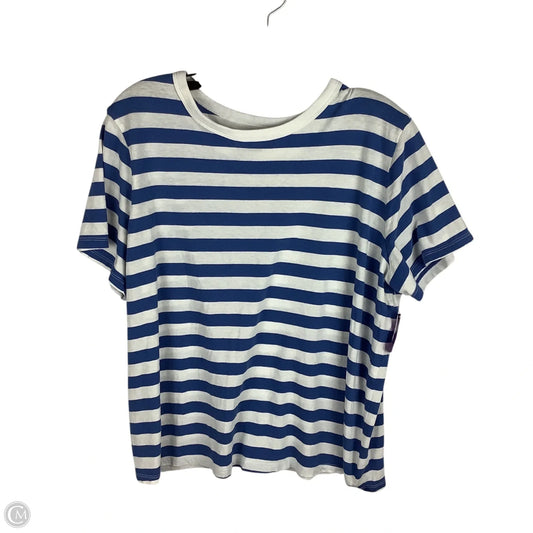 Top Short Sleeve By Old Navy In Blue, Size: Xl