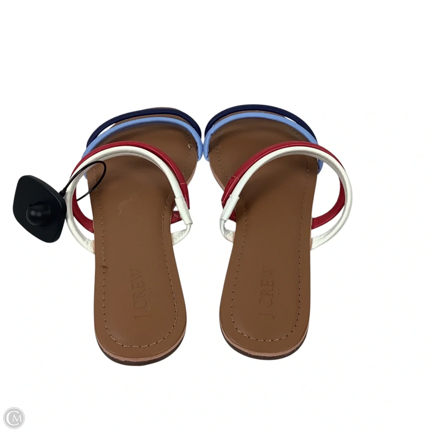 Sandals Flats By J. Crew In Multi-colored, Size: 8