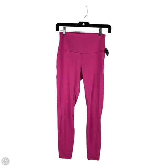 Athletic Leggings By Lululemon In Plaid Pattern, Size: 6