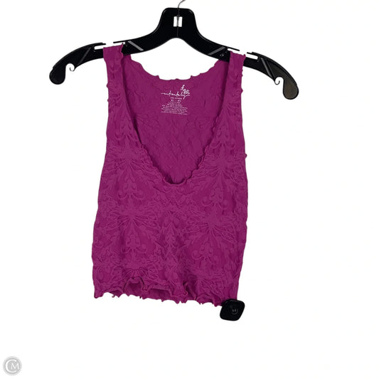 Top Sleeveless By Free People In Purple, Size: M