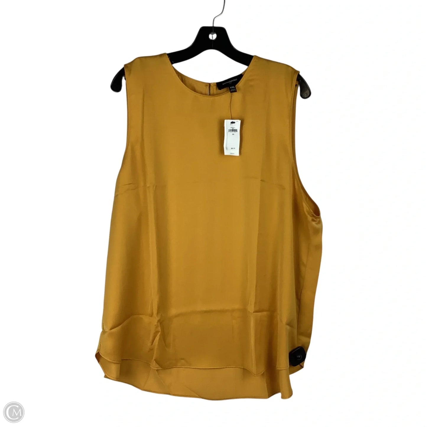 Top Sleeveless By Banana Republic In Yellow, Size: Xxl