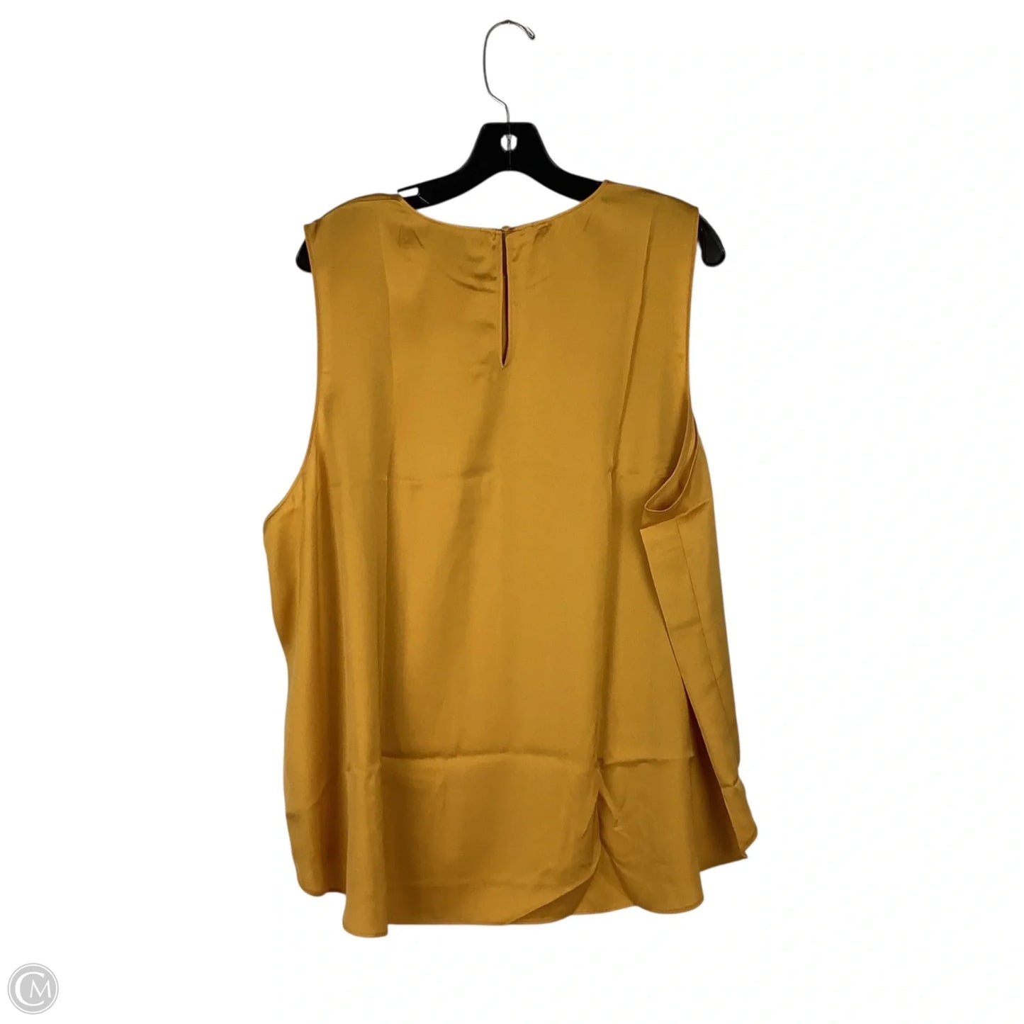 Top Sleeveless By Banana Republic In Yellow, Size: Xxl