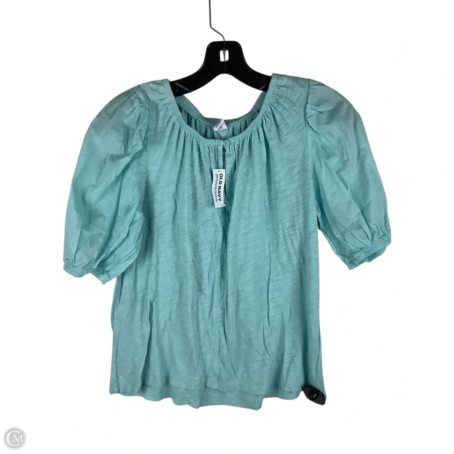 Top Short Sleeve By Old Navy In Blue, Size: Xs