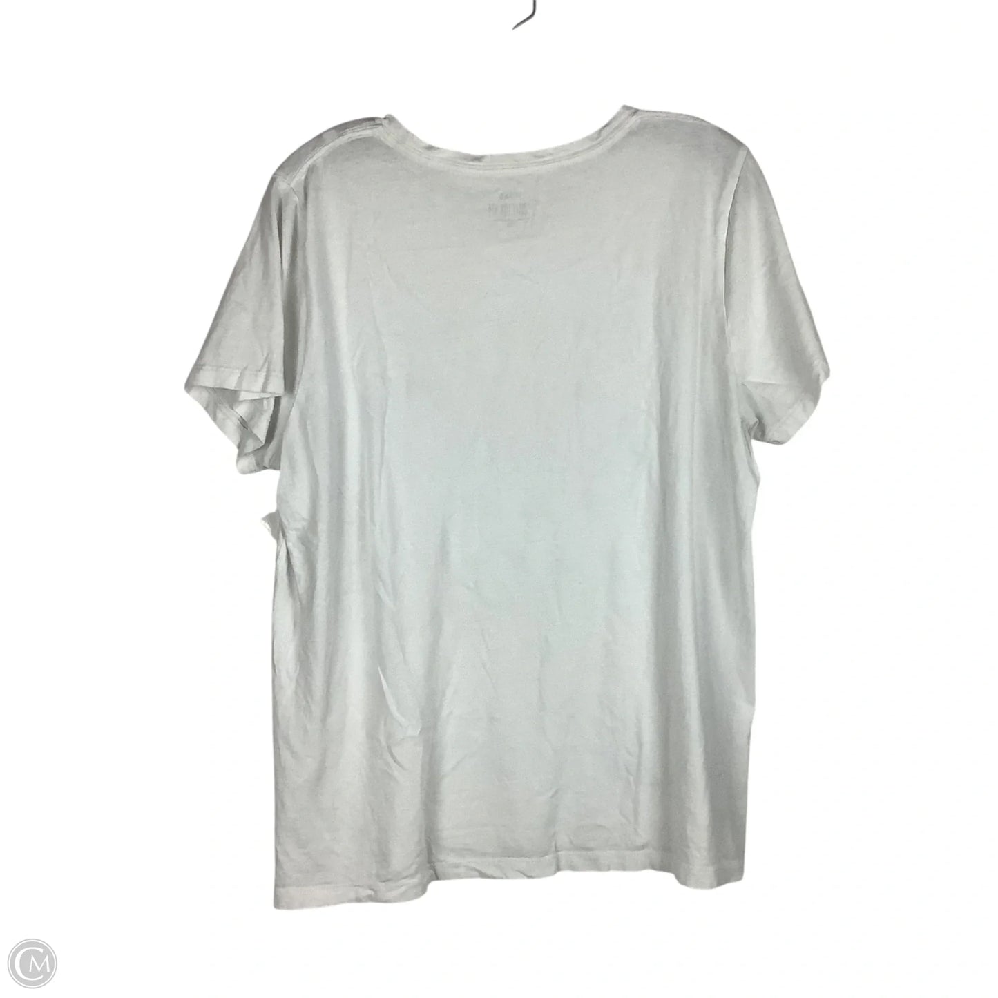Top Short Sleeve By J. Crew In White, Size: Xl