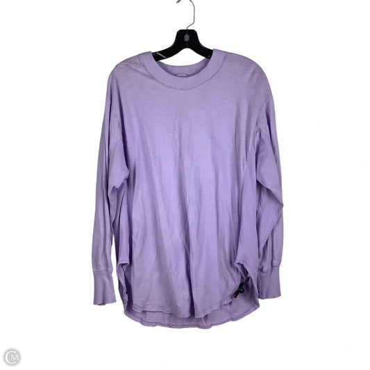 Top Long Sleeve By Aerie In Purple, Size: M