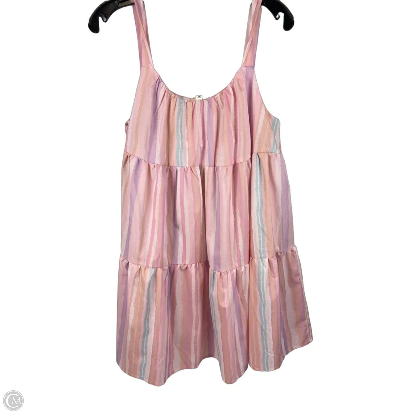 Dress Party Short By Clothes Mentor In Striped Pattern, Size: M