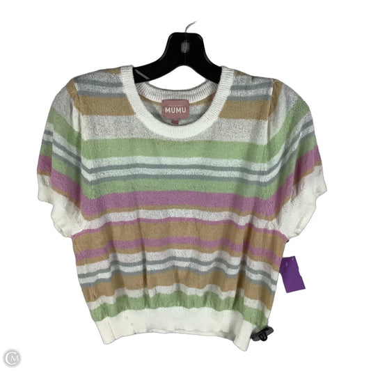 Sweater Short Sleeve By Show Me Your Mumu In Multi-colored, Size: S