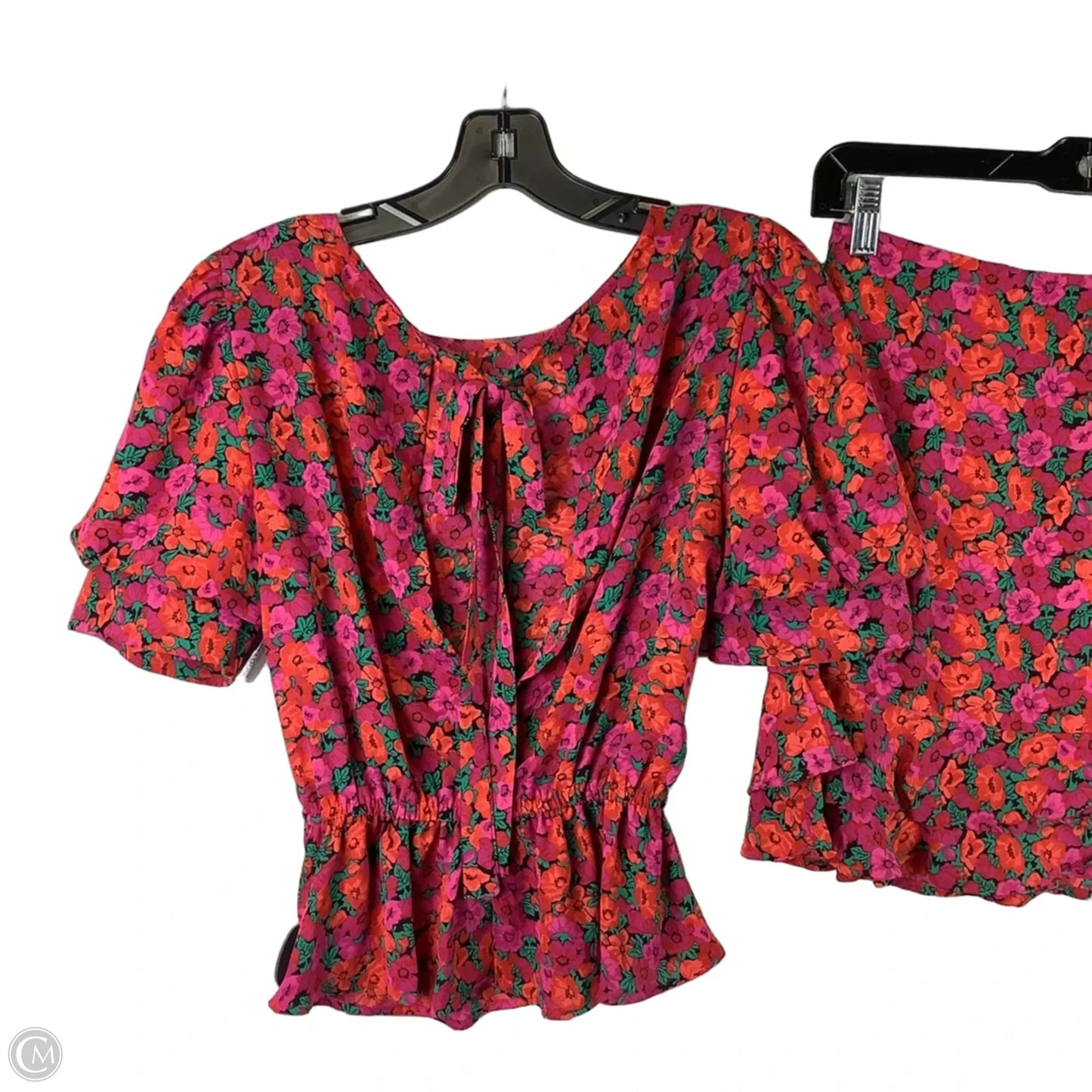 Skirt Set 2pc By Mi Ami In Floral Print, Size: S
