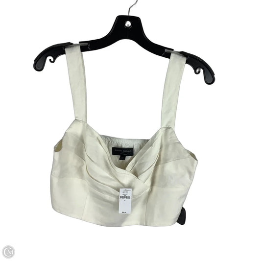 Top Sleeveless By Banana Republic In Cream, Size: 8