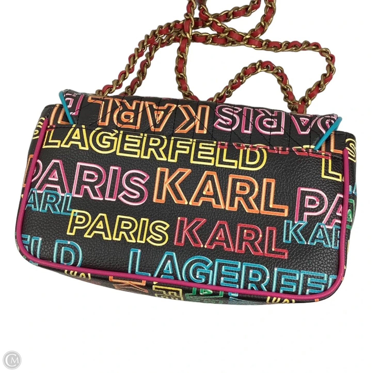 Handbag Designer By Karl Lagerfeld, Size: Medium