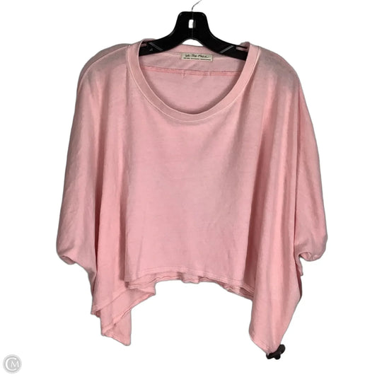 Top Short Sleeve By We The Free In Pink, Size: Xs