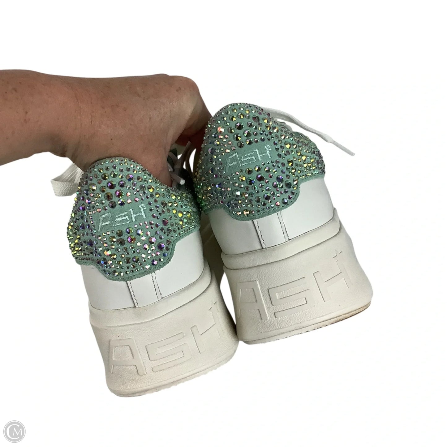 Shoes Sneakers Platform By Ash In Teal, Size: 10.5 (41)