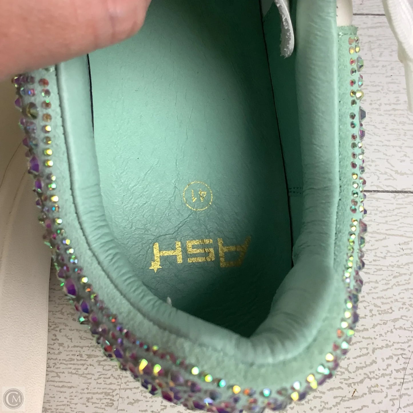 Shoes Sneakers Platform By Ash In Teal, Size: 10.5 (41)